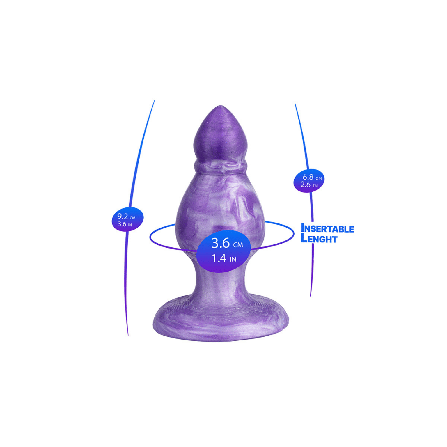 Plug anal M Fantasy Collection SilexD violet – Oh My God’Z expérience de plaisir raffinée