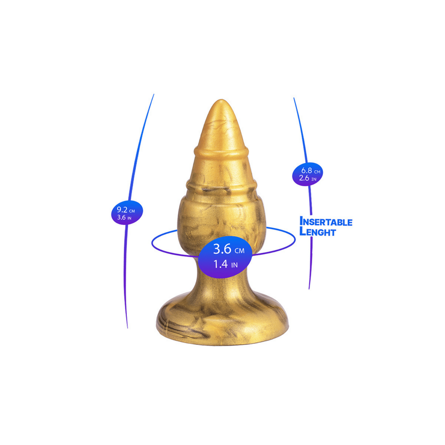 Plug anal M Fantasy Collection SilexD silicone liquide – Oh My God’Z plaisir haut de gamme