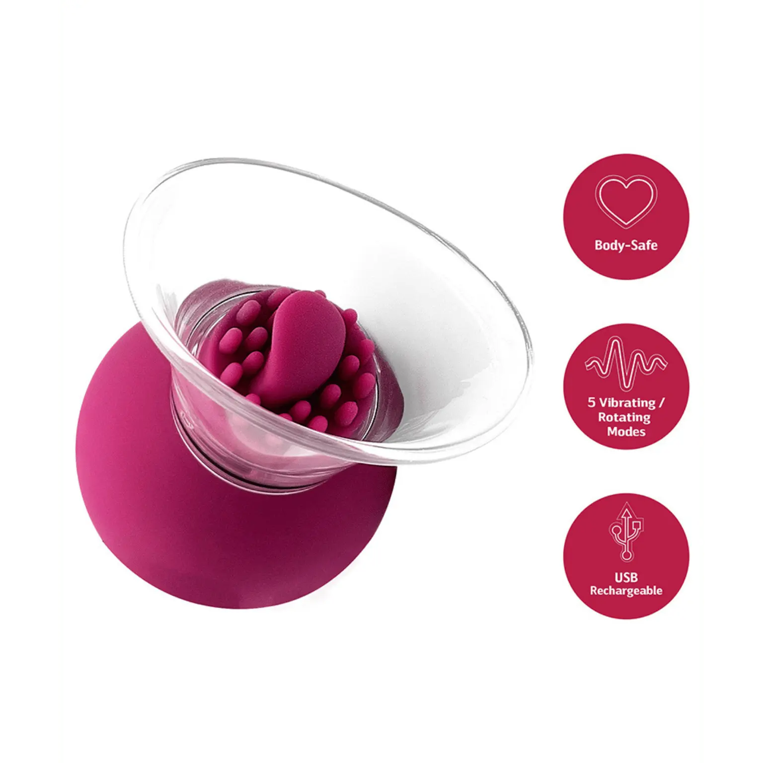 Stimulateur clitoridien et tétons She.E.O avec vibrations ciblées – Oh My God’Z