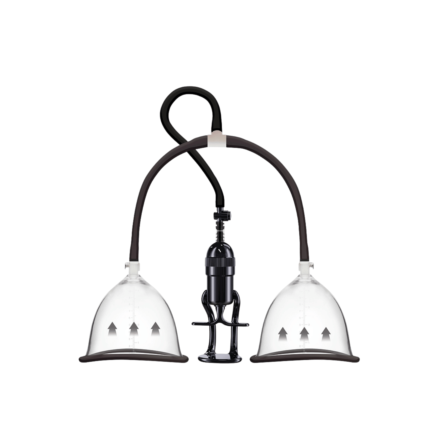 Pompe à seins manuelle She.E.O double cloches transparentes – Oh My God’Z