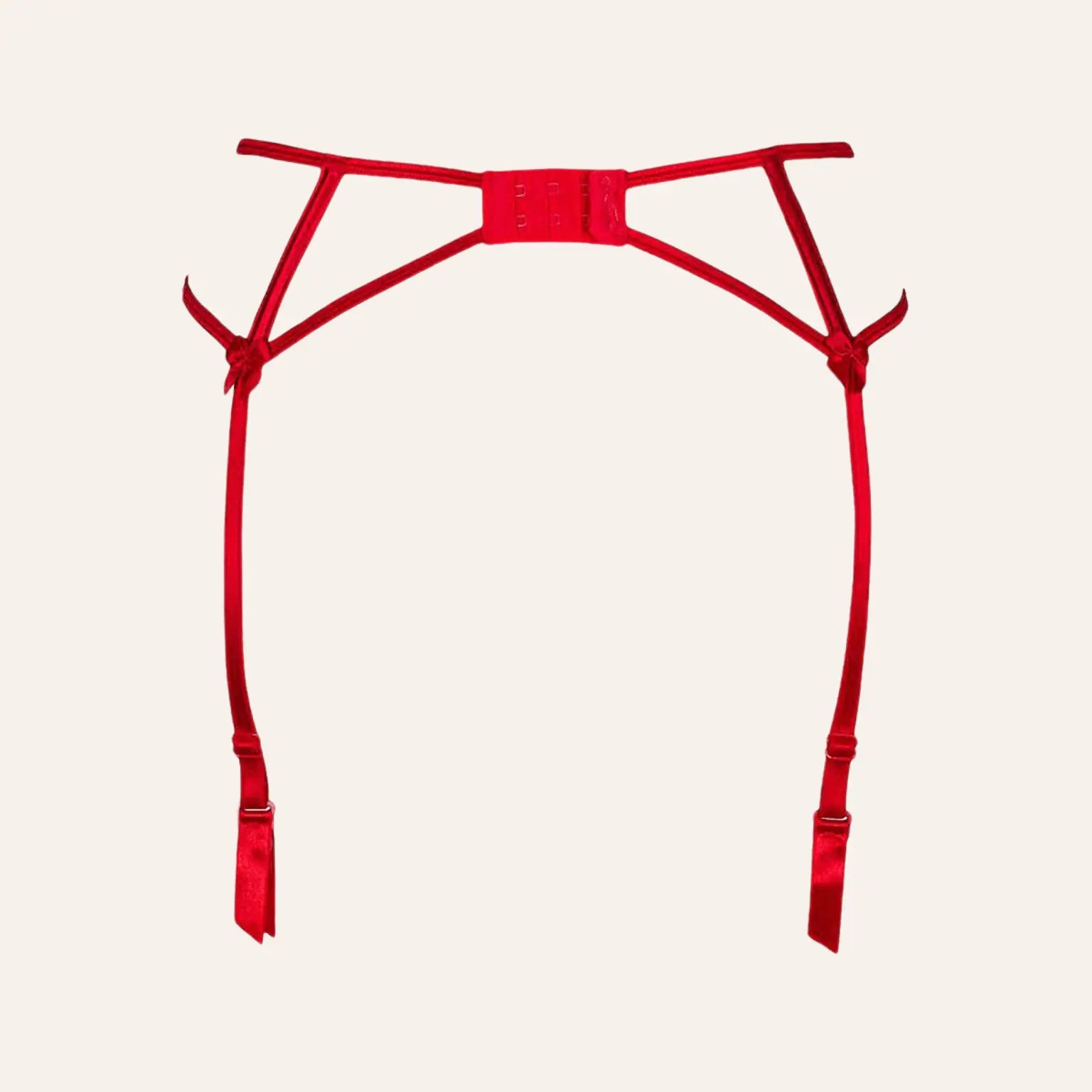 Lingerie porte-jarretelles rouge V-8862 d'Axami, combinant design élégant et sensualité, parfait pour compléter votre collection sur Oh My God'Z.