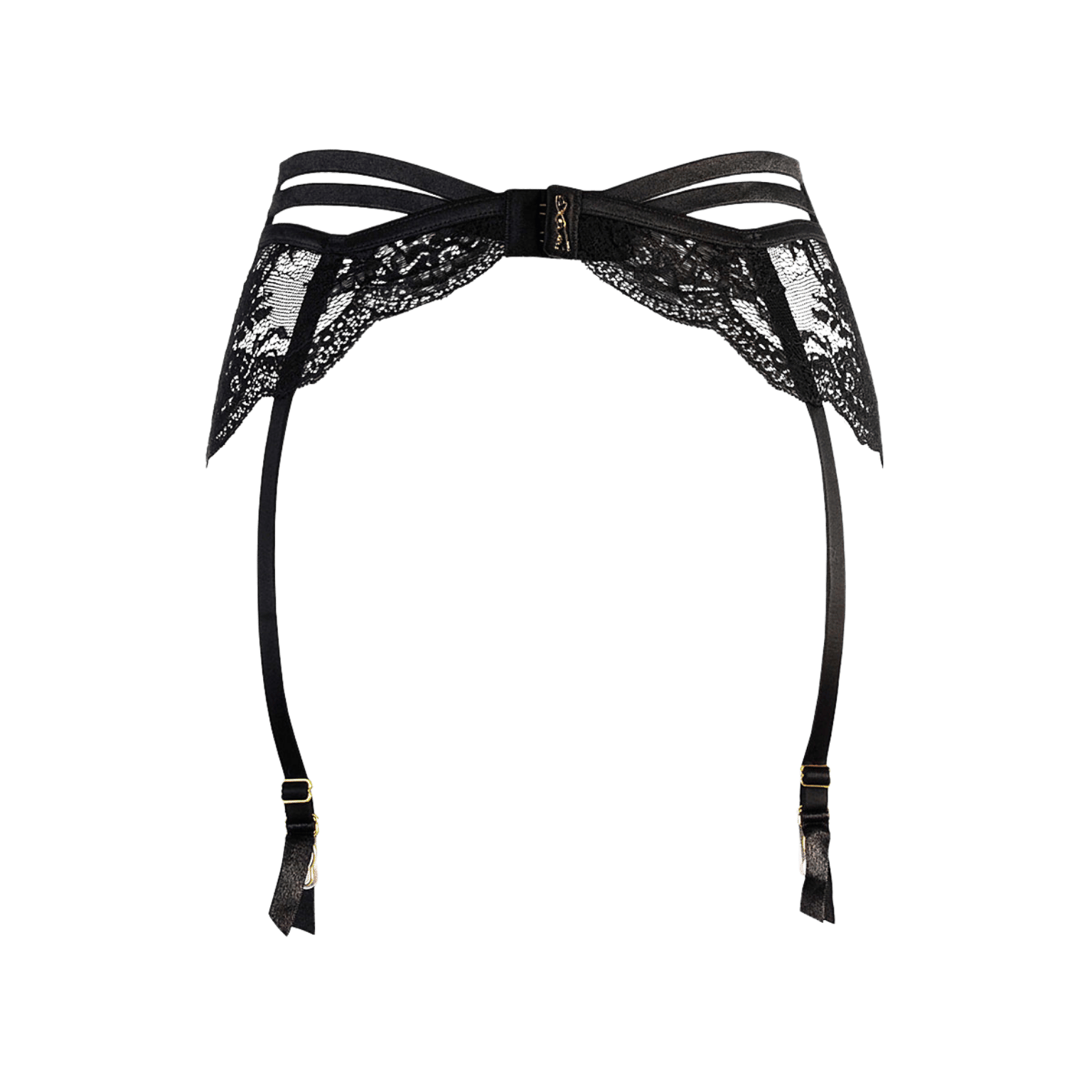 Porte-jarretelles féminin dentelle noire Axami by Oh My God’Z