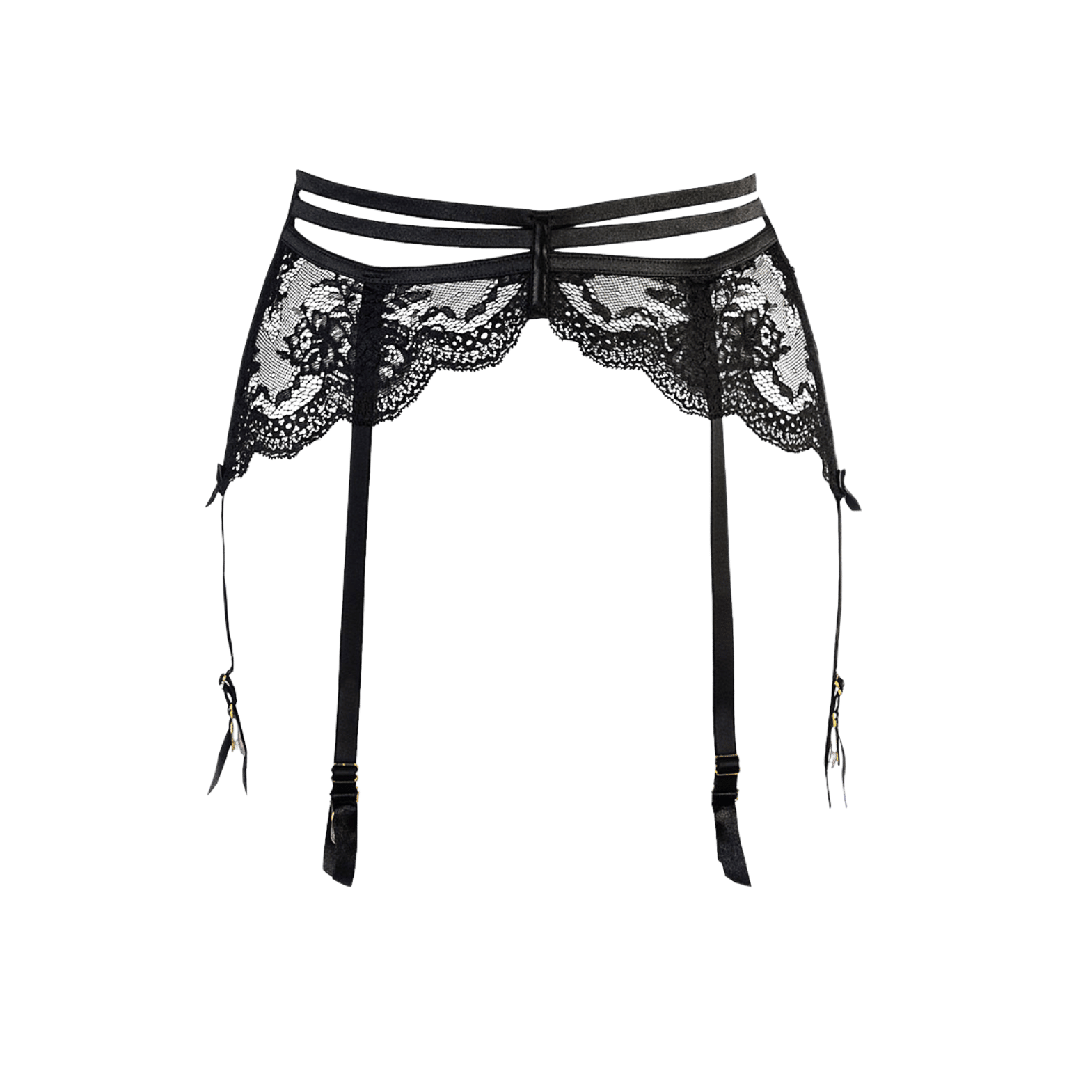 Porte-jarretelles sensuel en dentelle noire Axami – Oh My God’Z