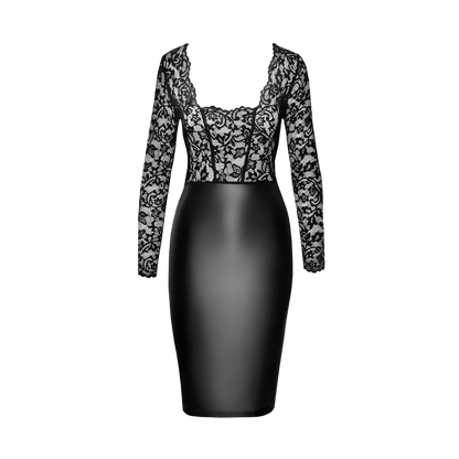 Robe Euphoria F295 Noir Handmade dentelle noire chic – Oh My God’Z