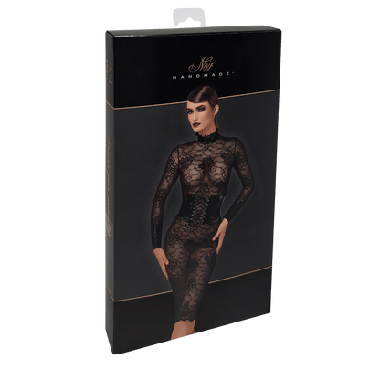 Emballage de la robe corset Noirelle F375 – Noir Handmade – Collection Kink Royal