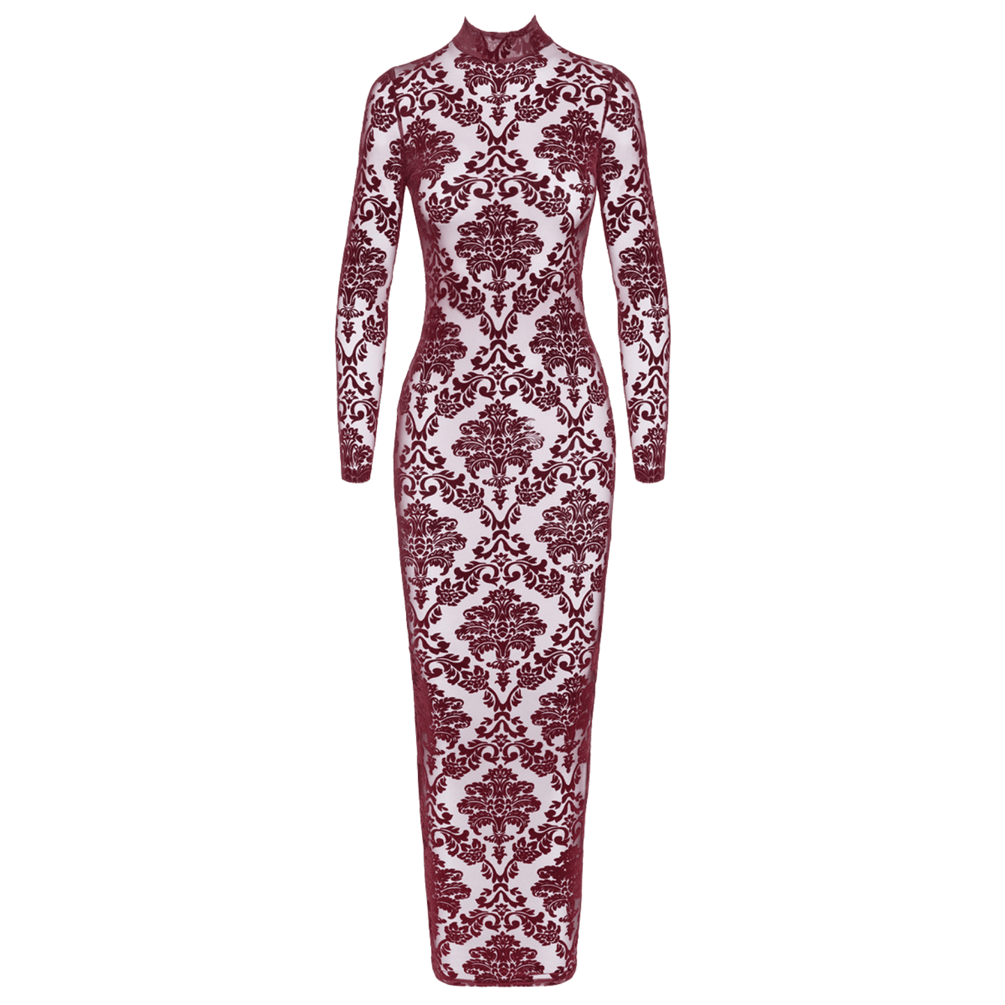 Robe dos nu fendue Kink Royal F383 Noir Handmade – Oh My God’Z