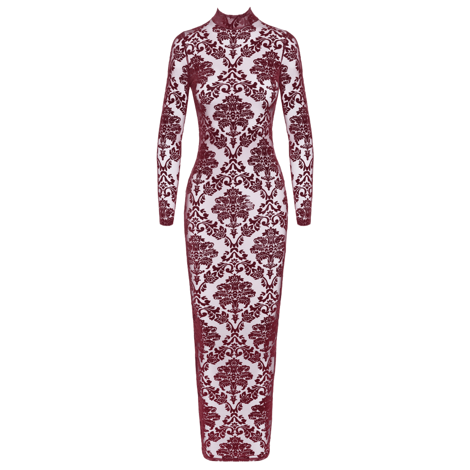 Robe dos nu fendue Kink Royal F383 Noir Handmade – Oh My God’Z