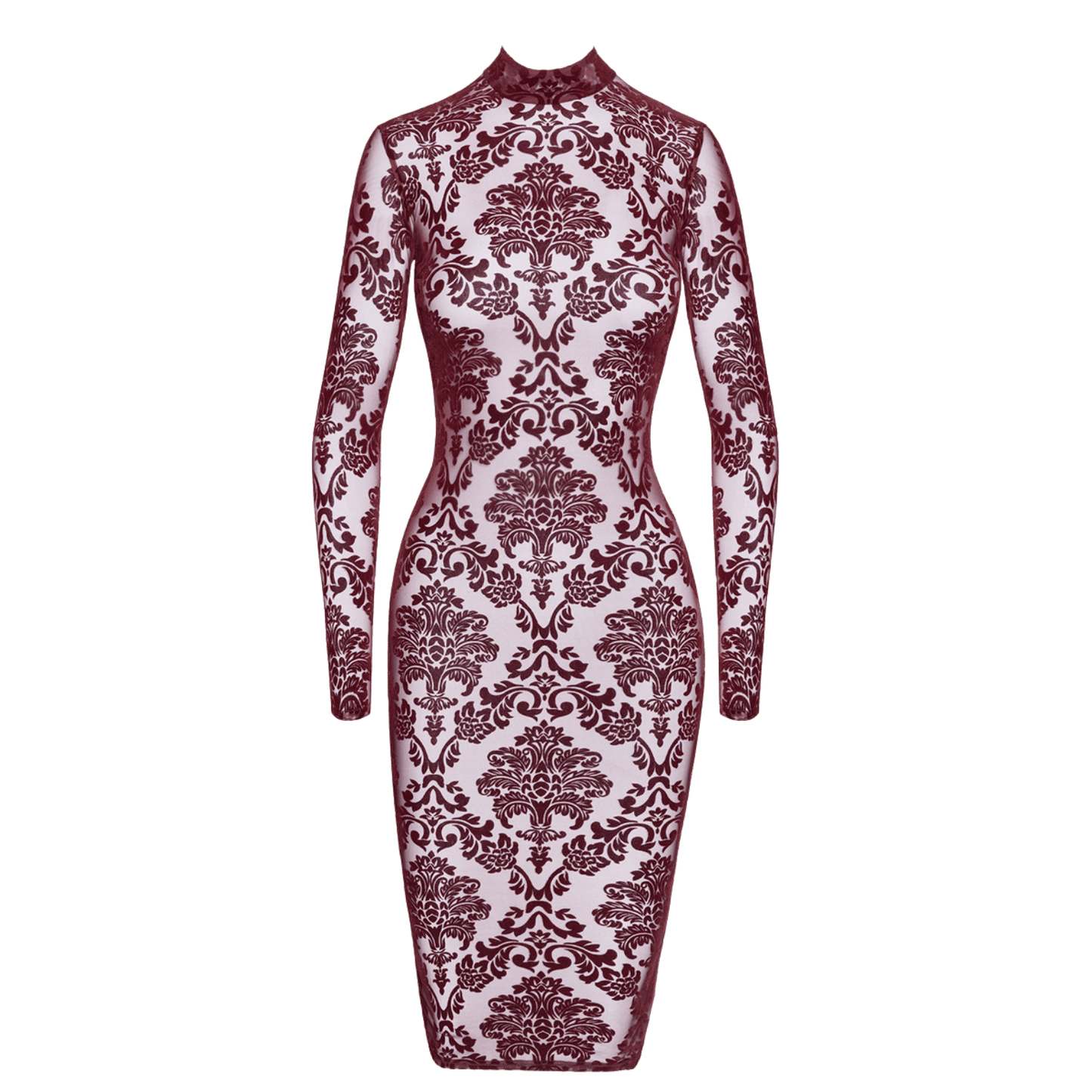 Lingerie habillée bordeaux transparente Kink Royal – Oh My God’Z