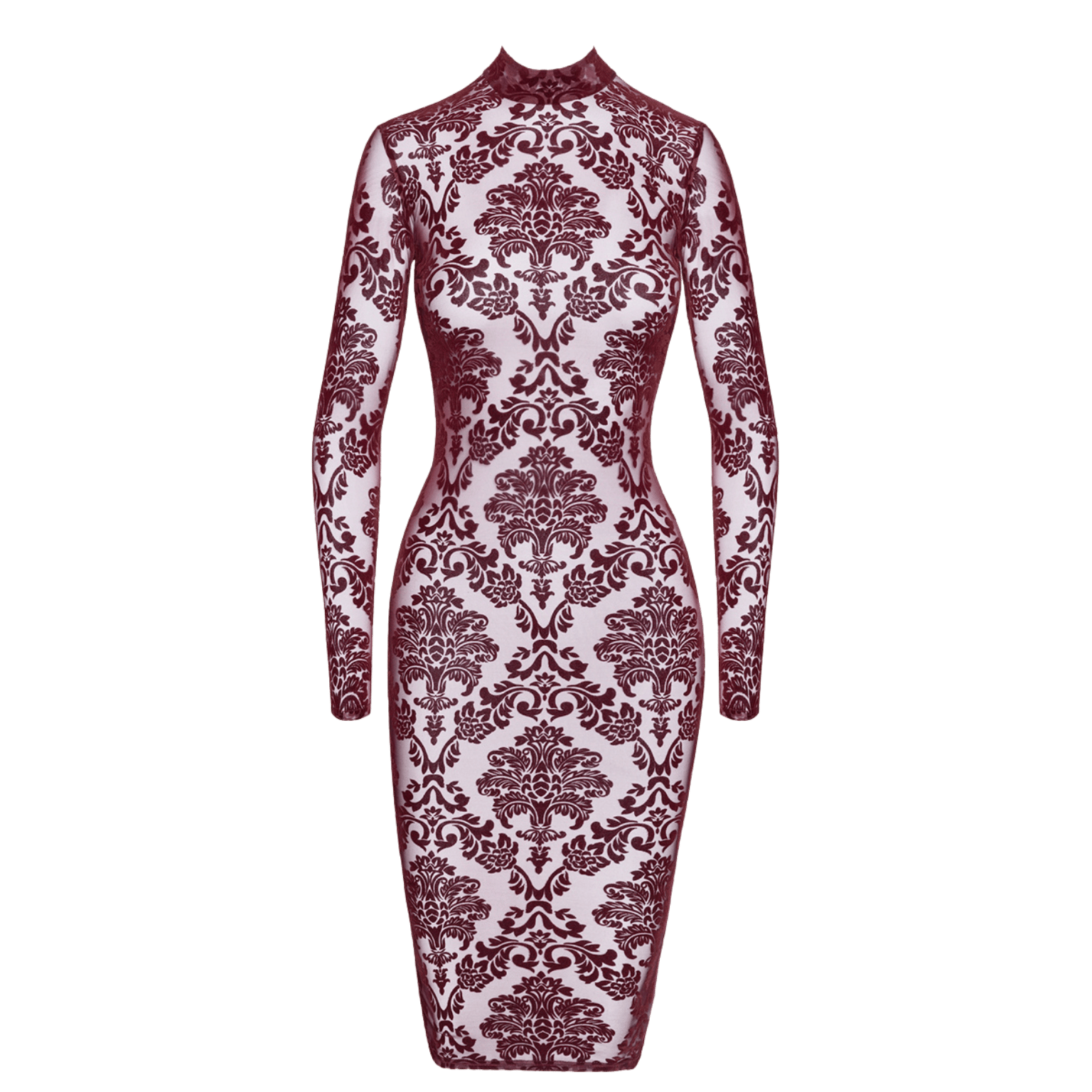 Lingerie habillée bordeaux transparente Kink Royal – Oh My God’Z