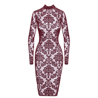 Lingerie habillée bordeaux transparente Kink Royal – Oh My God’Z