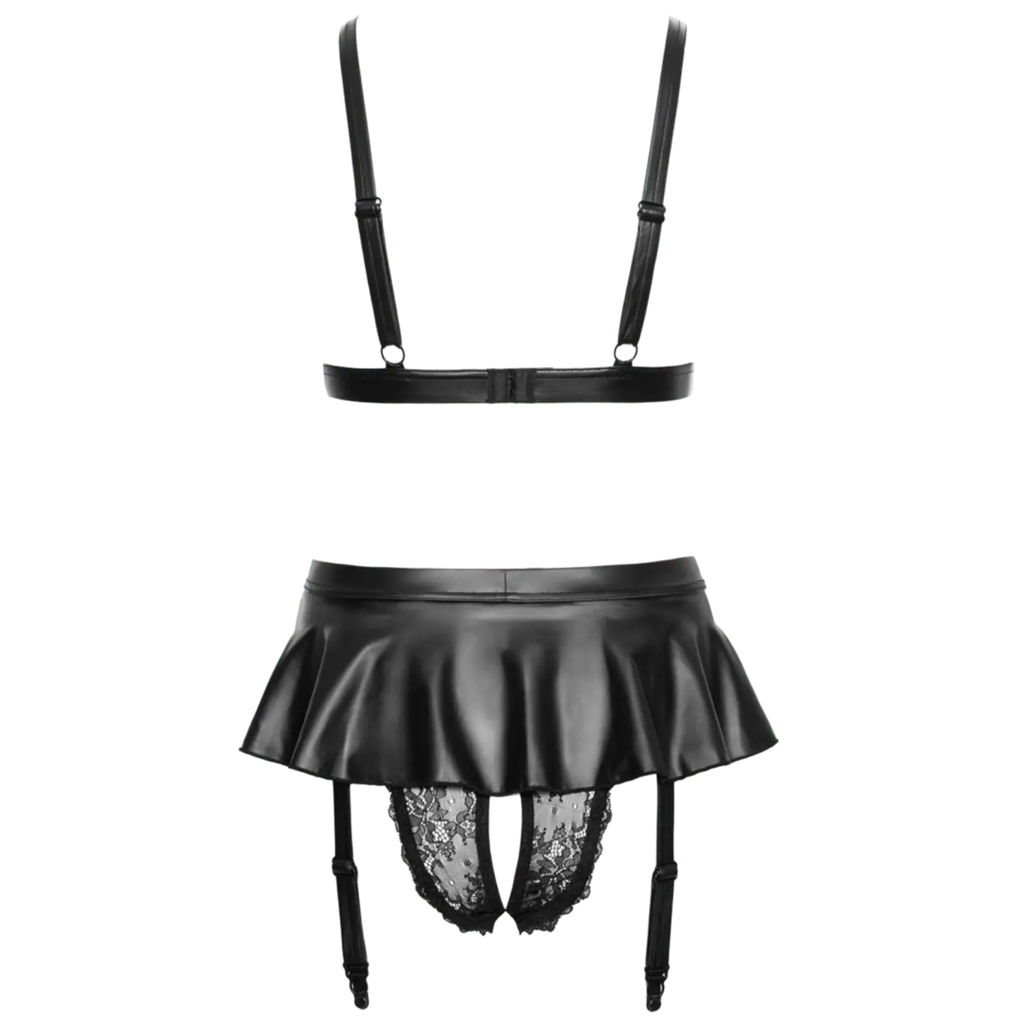 Ensemble lingerie noire vue arrière Oh My God’Z. Raffiné.