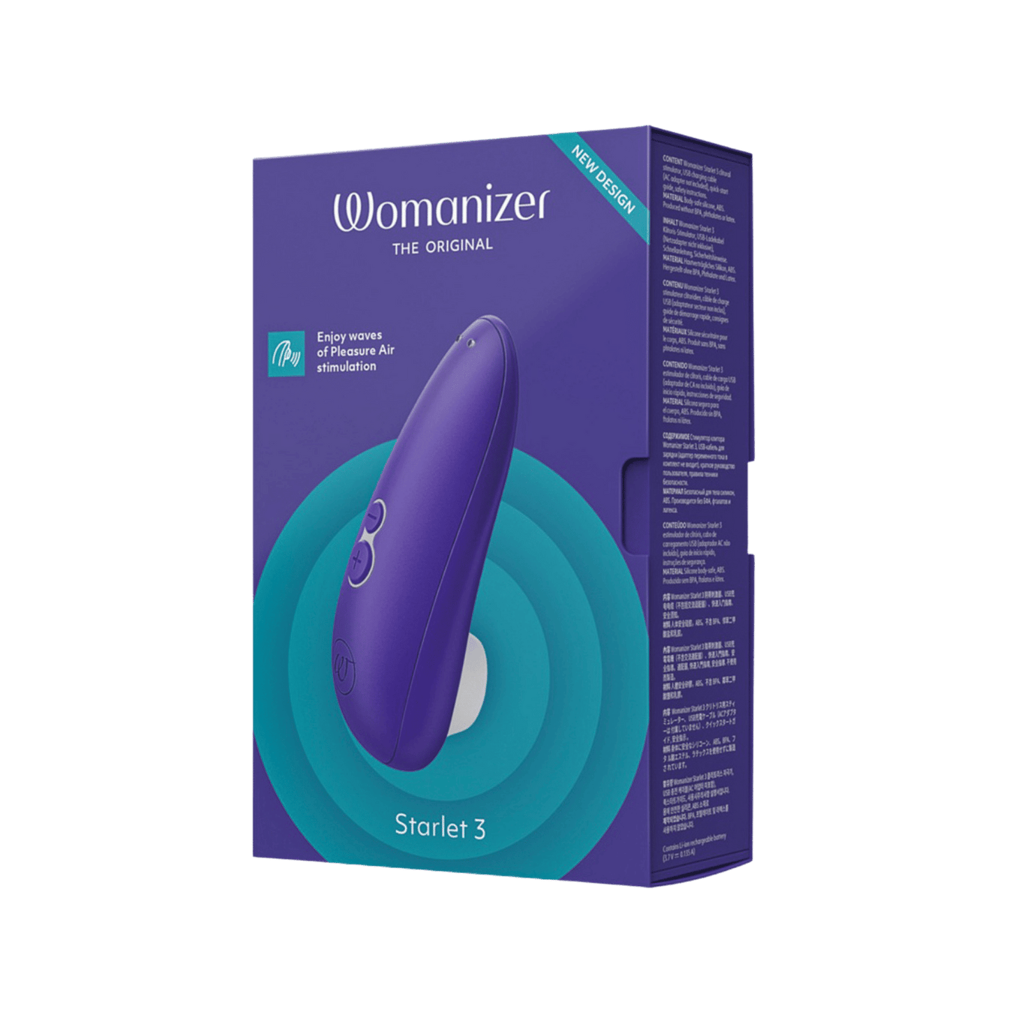 Boîte Womanizer Starlet 3 violet stimulateur clitoridien Oh My God'Z
