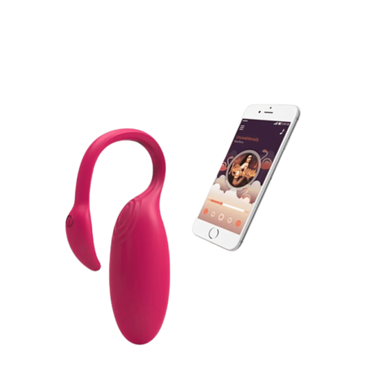 Sextoy haut de gamme Flamingo de Magic Motion, contrôlable par smartphone via application, vendu par Oh My God'Z. Un stimulateur intime innovant pour un plaisir personnalisé.