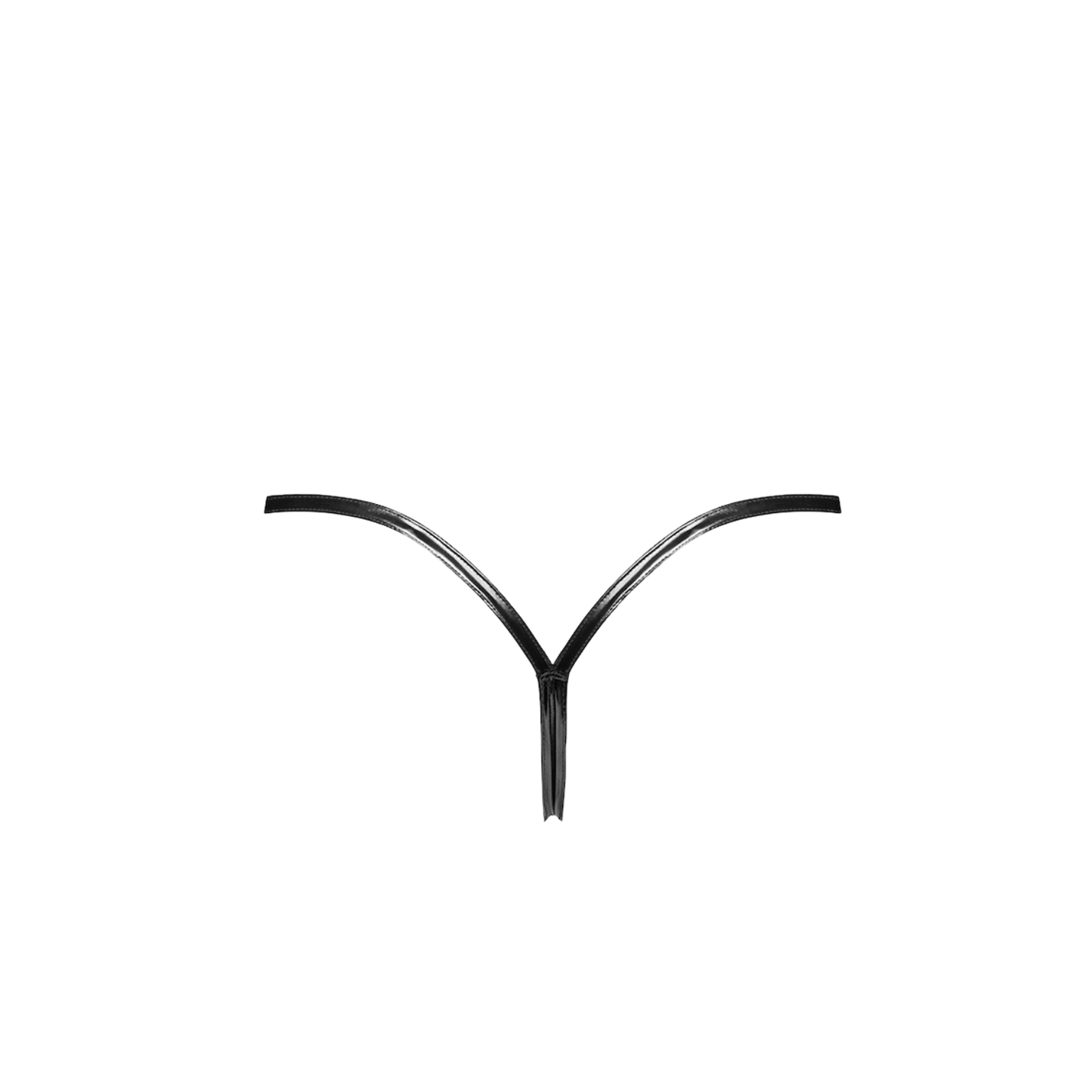 String brillant noir Dominae P014 Noir Handmade – Oh My God’Z