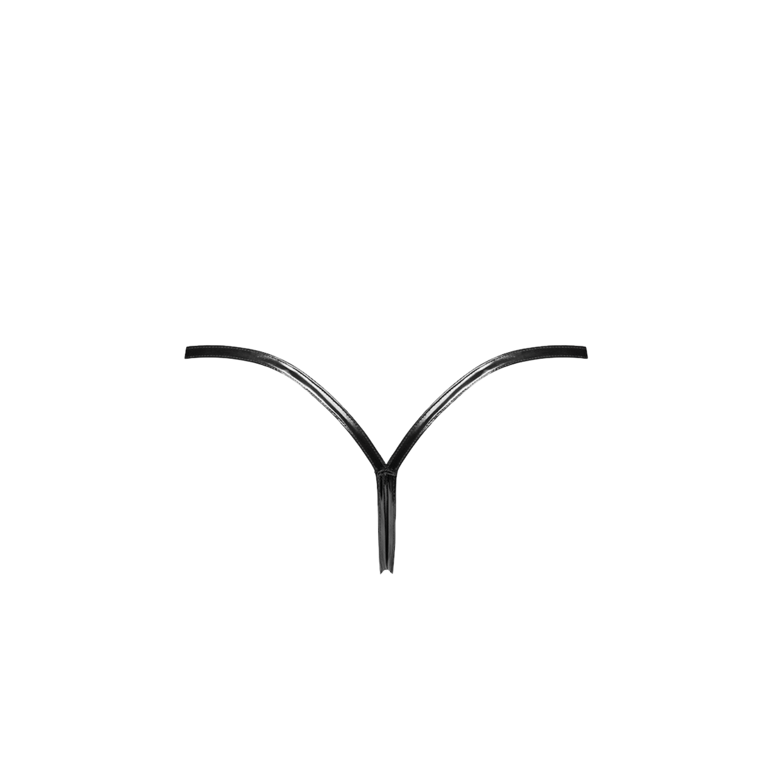 String brillant noir Dominae P014 Noir Handmade – Oh My God’Z