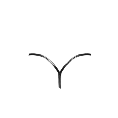 String brillant noir Dominae P014 Noir Handmade – Oh My God’Z