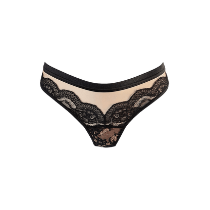 String sensuel en dentelle noire V-10718 Axami – Oh My God’Z
