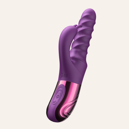 Vibro Swirl Rabbit Thrusting Vibrator She.E.O finition luxe et ergonomie – Oh My God’Z