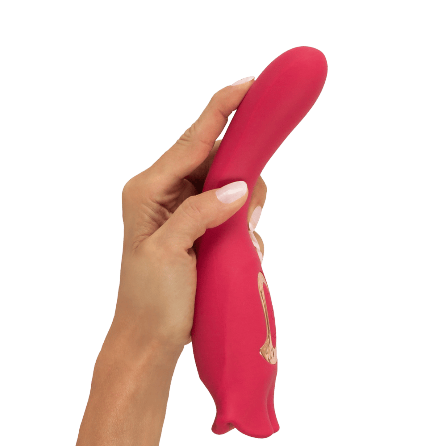 Vibro réversible Oral Fun You2Toys en main - sextoy luxe Oh My God'Z