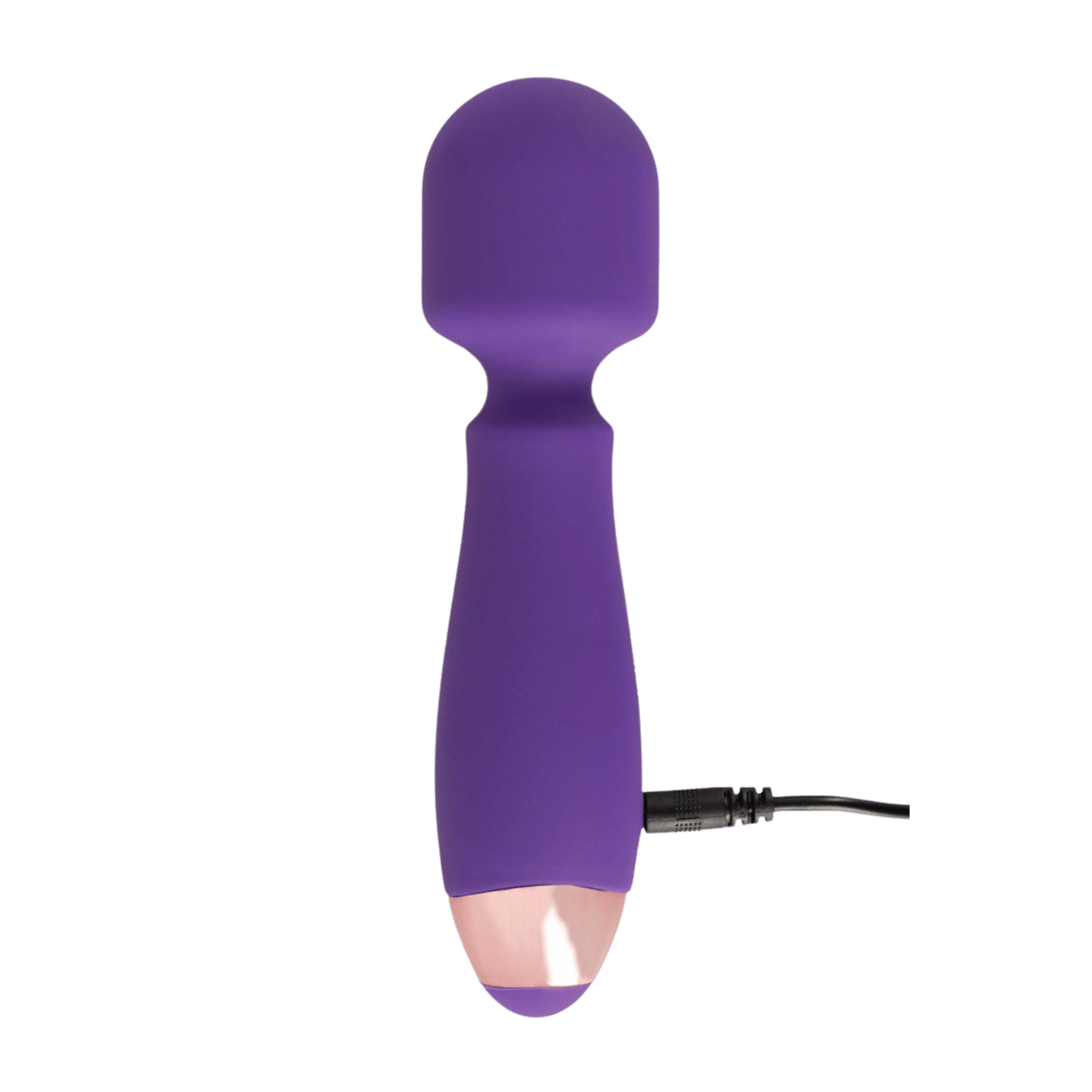 Wand violet rechargeable en silicone du coffret Magic Shiver – 10 modes de vibrations