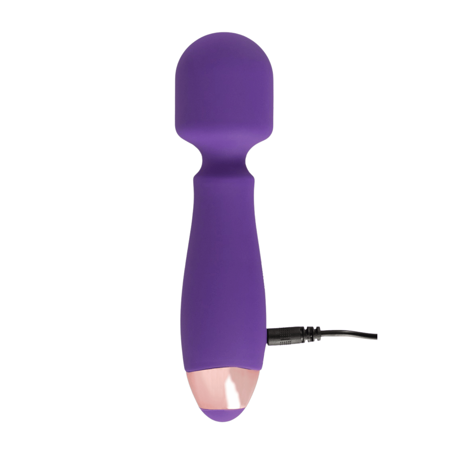 Wand violet rechargeable en silicone du coffret Magic Shiver – 10 modes de vibrations