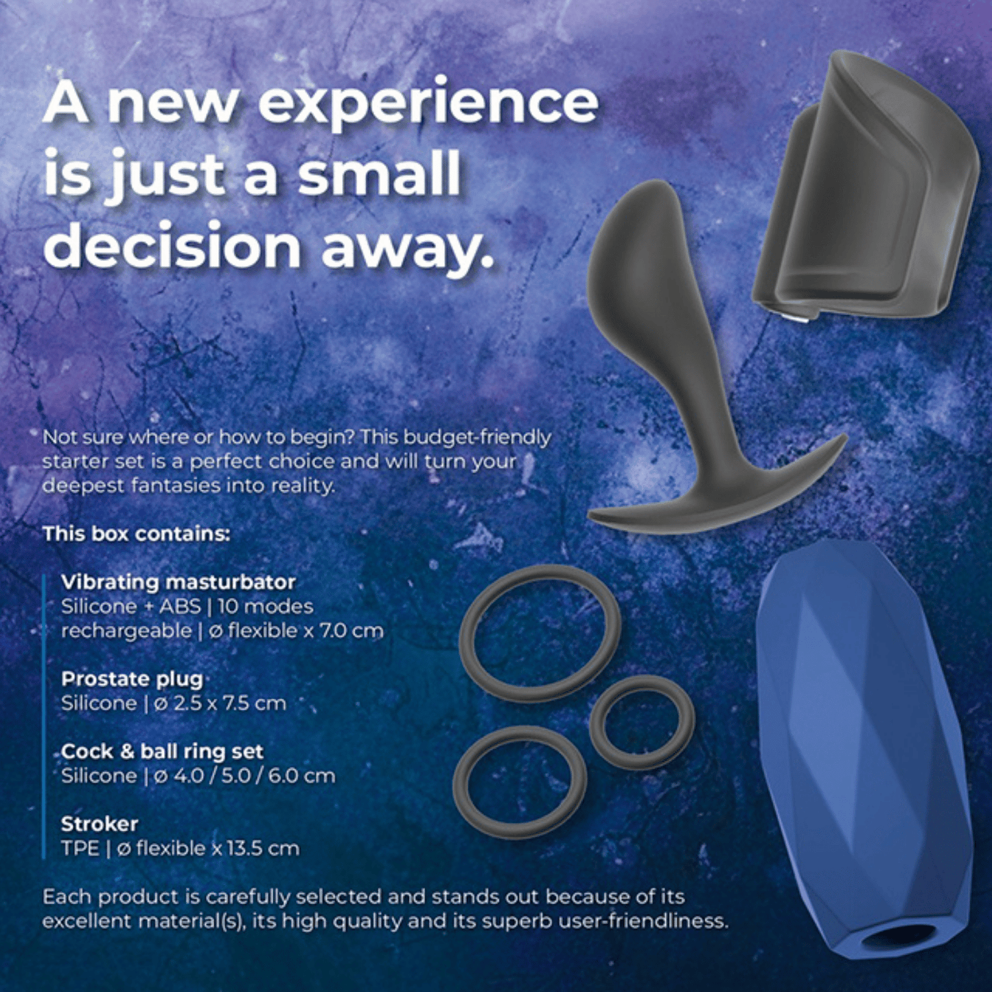 Présentation des sextoys masculins Magic Shiver – accessoires en silicone et TPE de qualité