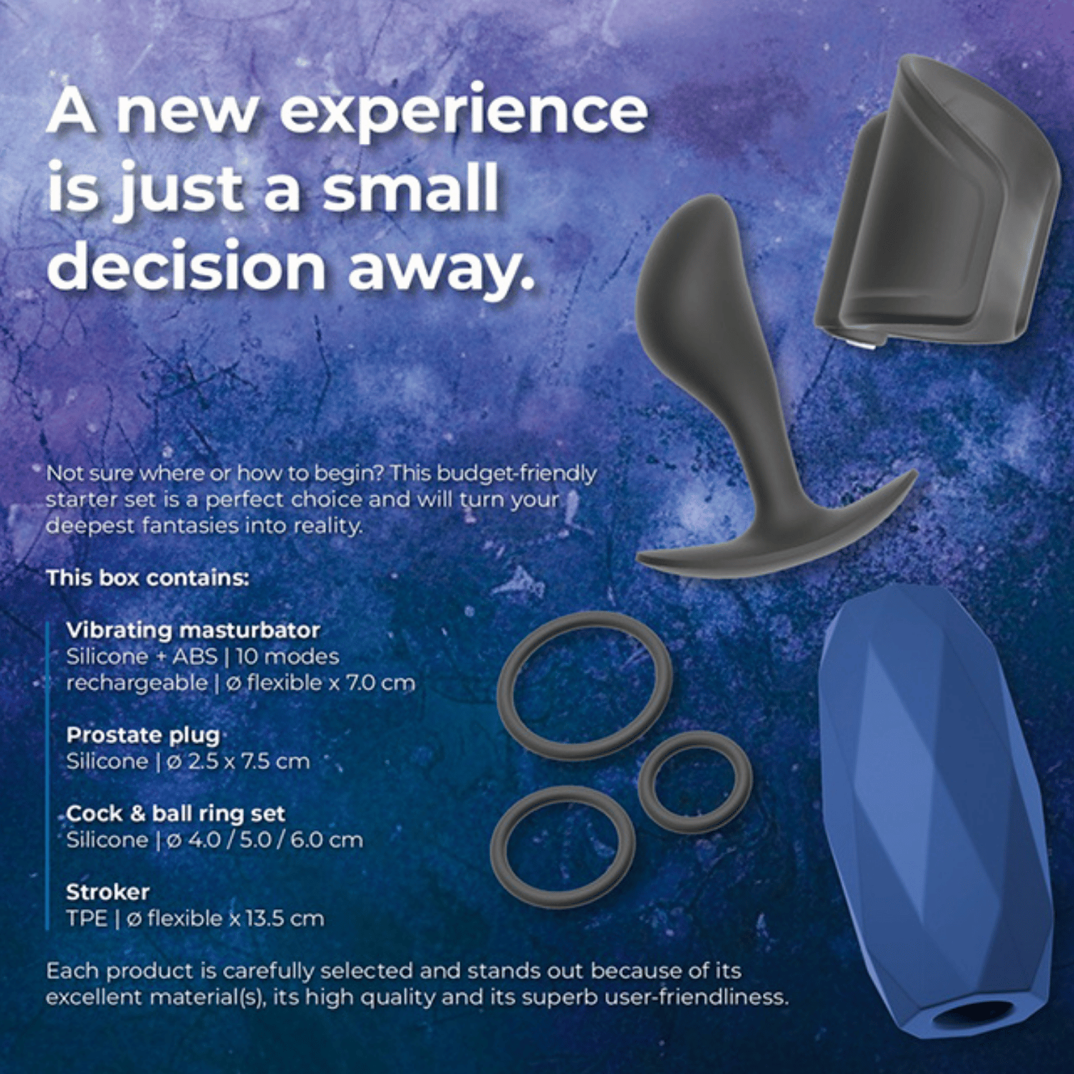 Présentation des sextoys masculins Magic Shiver – accessoires en silicone et TPE de qualité