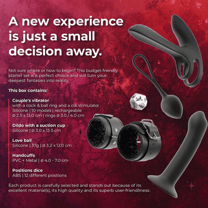 Boîte Magic Shiver Together – coffret érotique pour couples avec sextoys en silicone