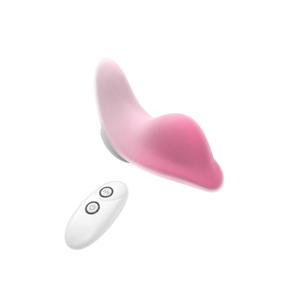 Culotte vibrante telecommandee Blisswave DIK en silicone rose degrade avec sa telecommande blanche - Oh My God'Z