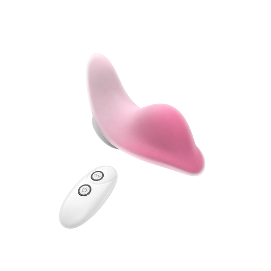 Culotte vibrante telecommandee Blisswave DIK en silicone rose degrade avec sa telecommande blanche - Oh My God'Z
