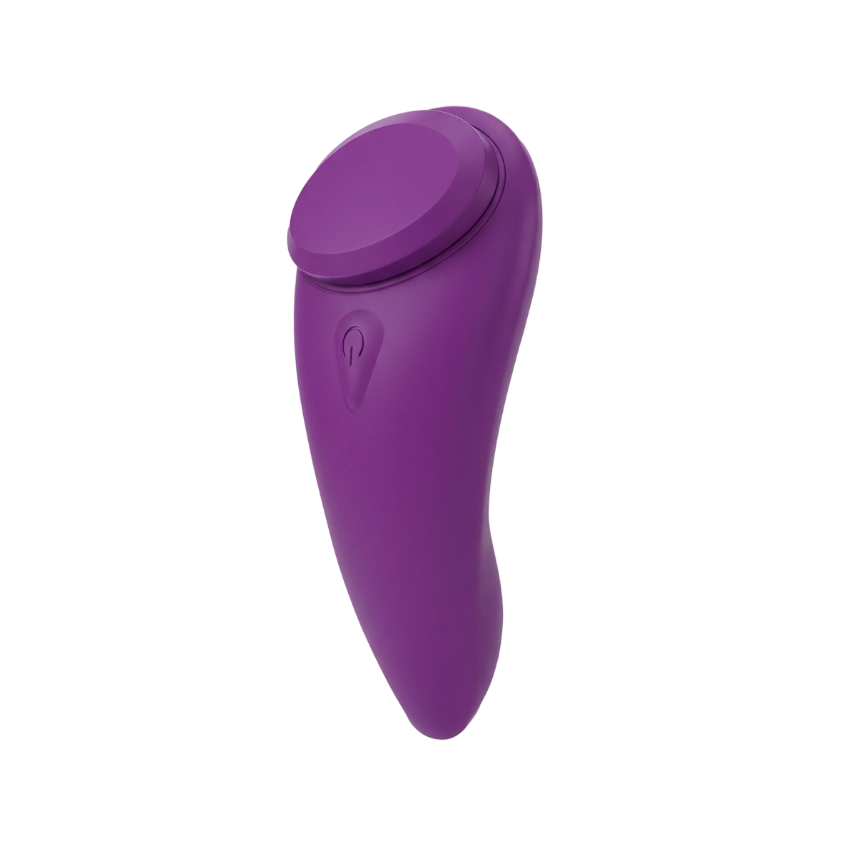 Vibromasseur culotte connectee Xocoon violet en silicone doux, bouton de commande et aimant pose - Oh My God'Z