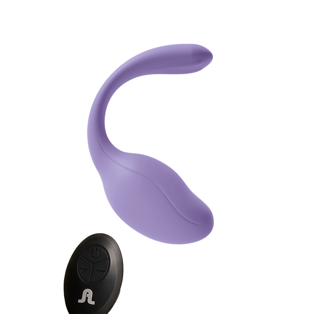 Stimulateur clitoris et point G Smart Dream en U, silicone violet mat, avec telecommande ronde noire - Oh My God'Z