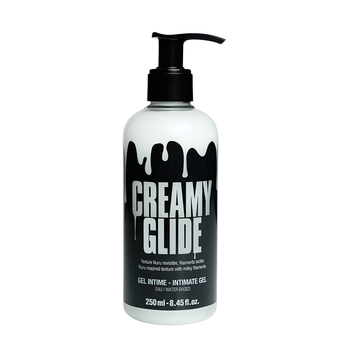 Flacon pompe 250ml de faux sperme Creamy Glide base eau - Oh My God'Z
