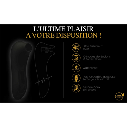 Caractéristiques Le Maxi : ultra silencieux, 10 modes, waterproof, rechargeable USB, silicone doux - Oh My God'Z