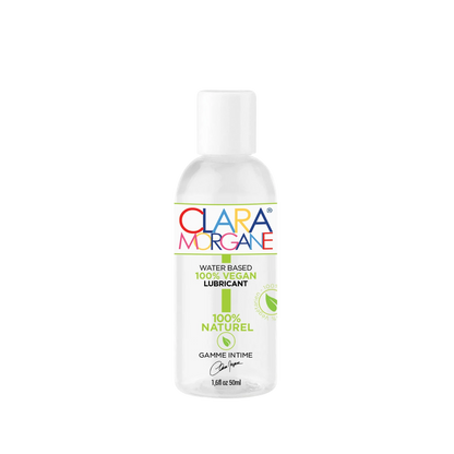 Flacon de lubrifiant intime bio et vegan Clara Morgane 50ml, transparent, base eau naturelle - Oh My God'Z