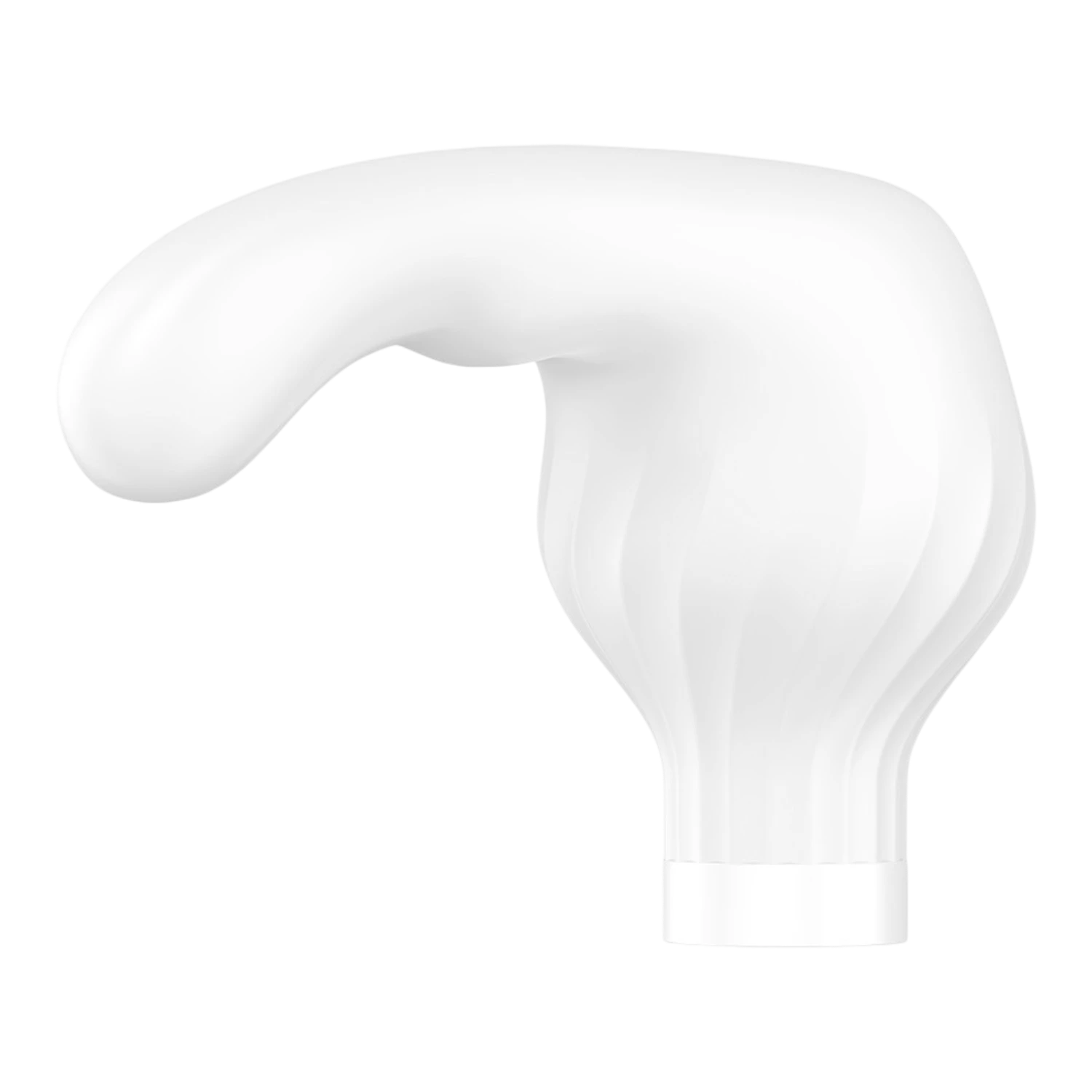 Embout interchangeable blanc incurvé pour stimulation point G en silicone médical - Oh My God'Z