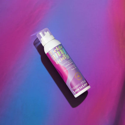 Flacon de mousse de massage crépitante menthe fraîche, dégradé rose et violet, 150ml - Oh My God'Z
