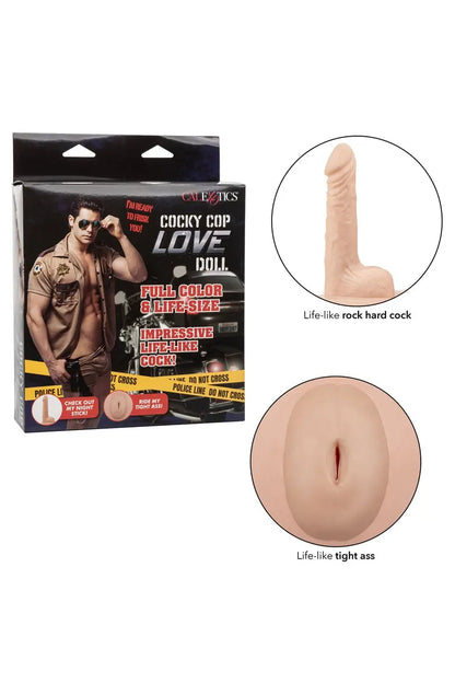 Poupée masculine Cocky Cop Love Doll - poupée gonflable sexuelle - Oh My God'Z - sextoys