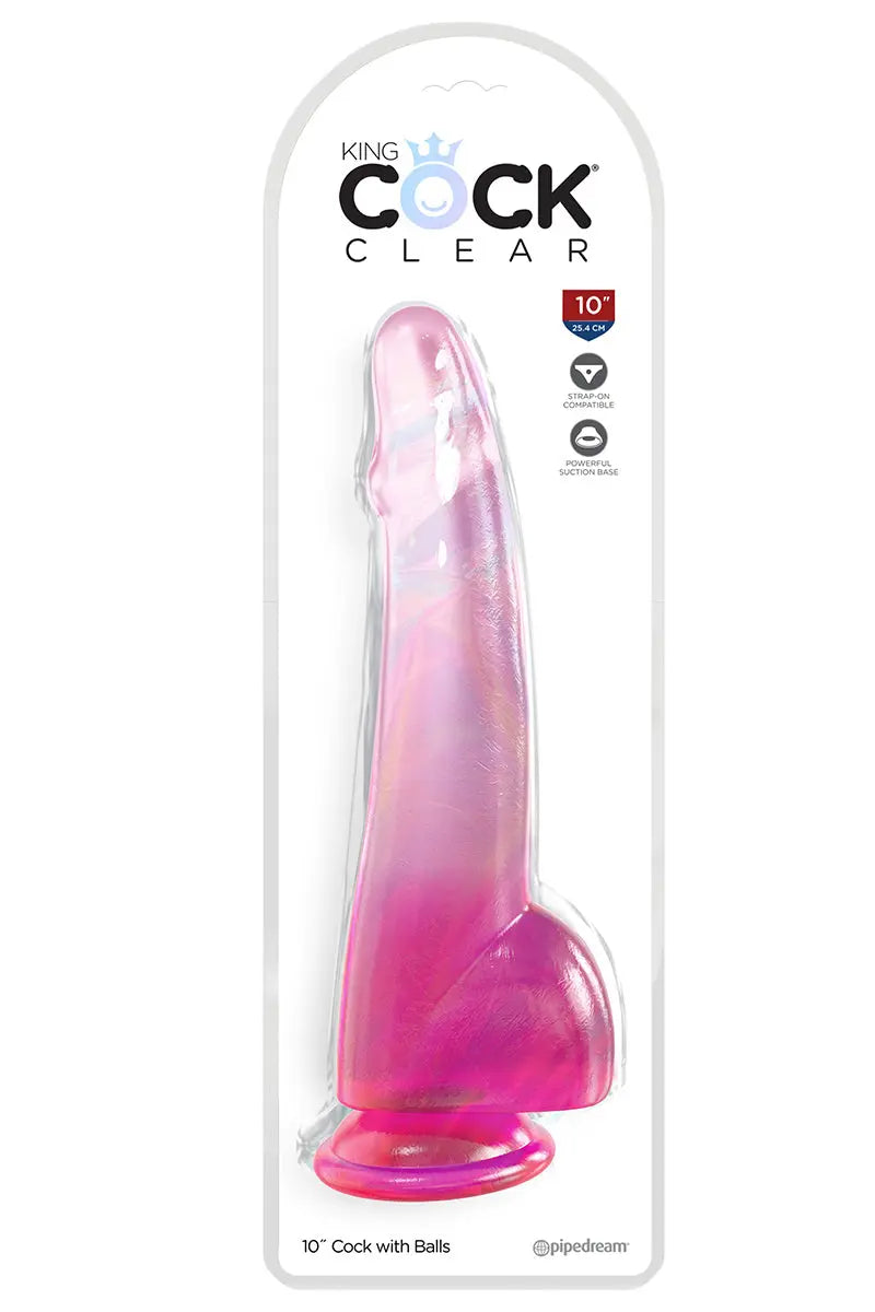 Oh My God'Z - Gode XXL 27,9 x 5,7 cm Pink - King Cock - Ne contient pas de phtalates