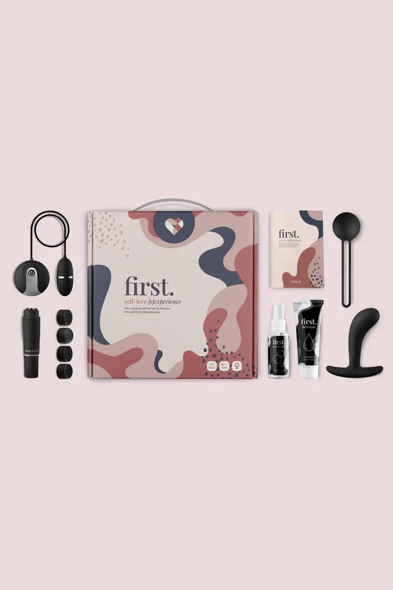 Oh My God'Z - Coffret plaisir solo First Self-Love Experience - Loveboxxx - vibromasseur - boule geisha - lubrifiant -  plug