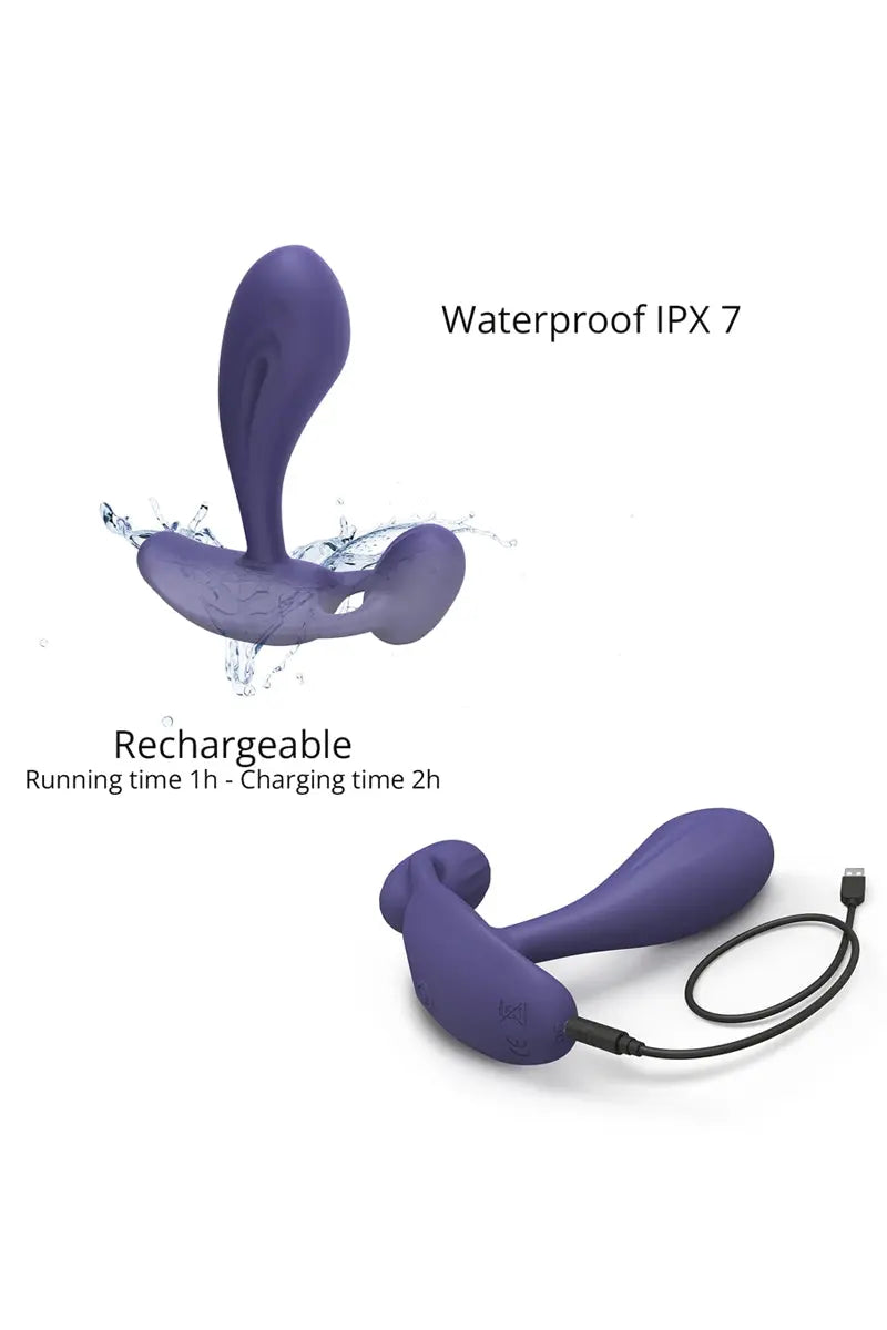 Oh My God'Z - sextoys -Double stimulateur télécommandé Witty - Love To Love - stimulateur - clitoridien - vibromasseur - point G