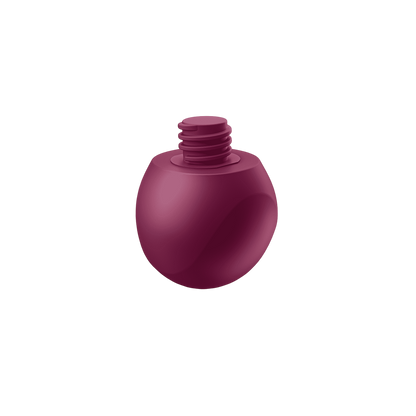 Poids interchangeable a visser des boules de geisha Love Birds Vary Satisfyer en silicone prune mat - Oh My God'Z