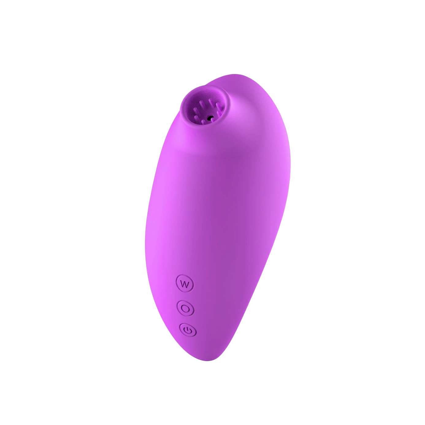 Stimulateur clitoridien violet par aspiration avec embout a picots et boutons de controle - Oh My God'Z