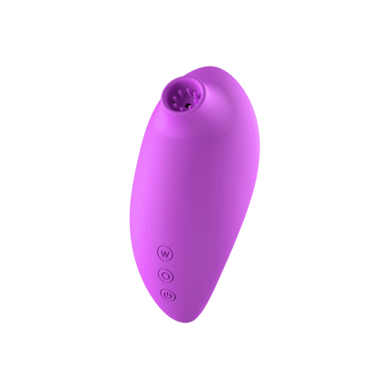 Stimulateur clitoridien violet par aspiration avec embout a picots et boutons de controle - Oh My God'Z