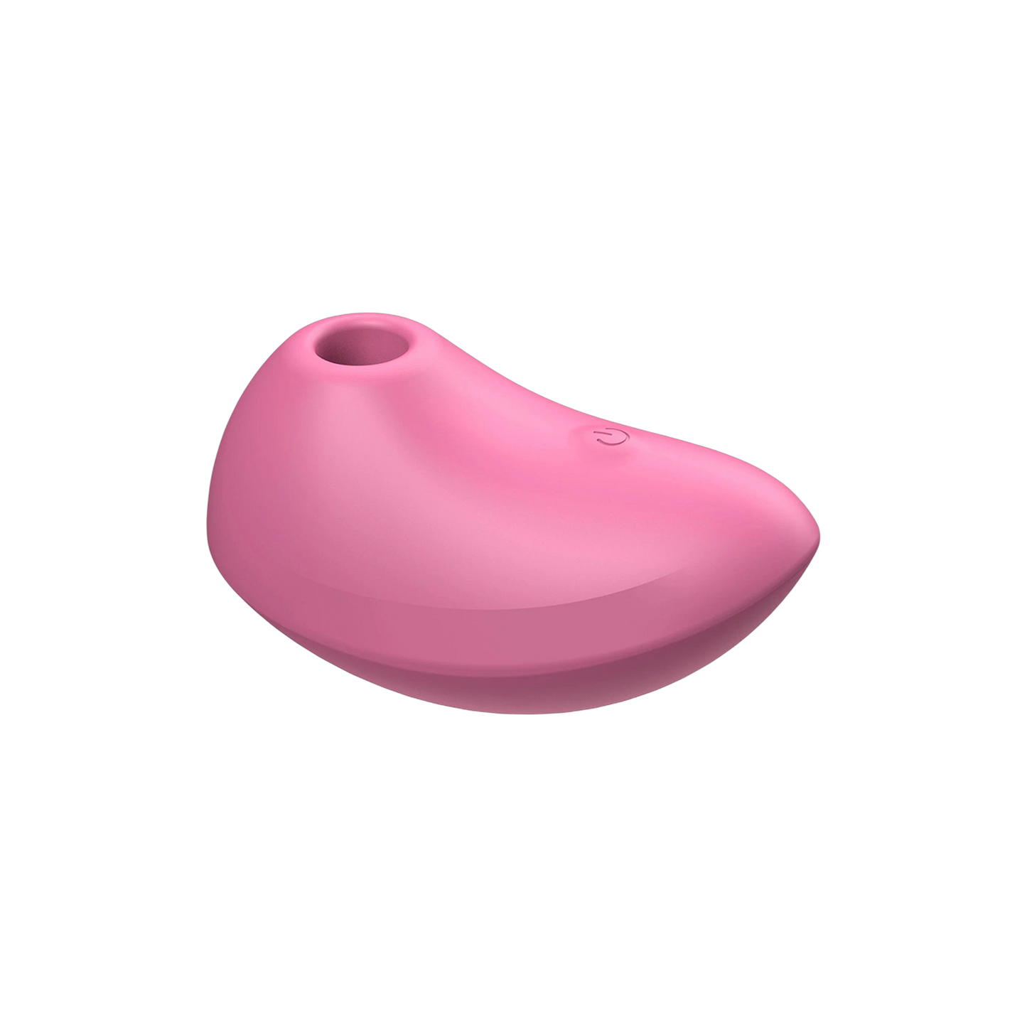 Stimulateur Zen Air Xocoon rose, vue latérale montrant son design ergonomique compact - Oh My God'Z