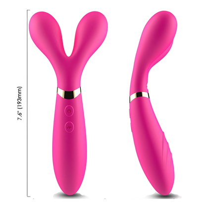 Vibromasseur wand rose étanche IPX7 dans l'eau avec éclaboussures, design waterproof intégral - Oh My God'Z