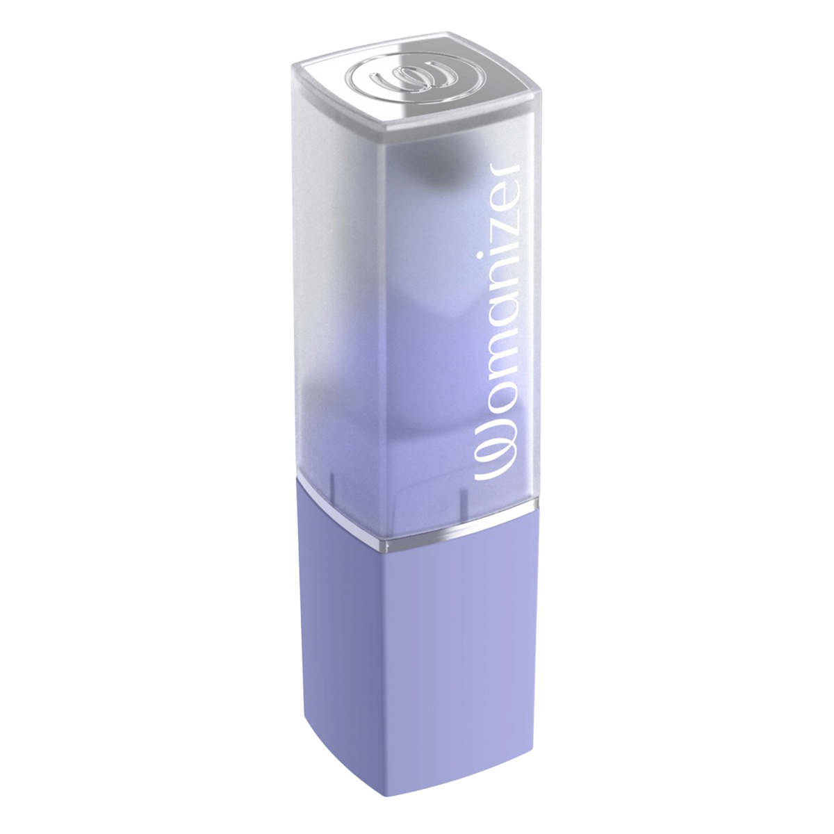 Womanizer Beauty violet ferme, capuchon translucide logo blanc et base violette en ABS brillant - Oh My God'Z