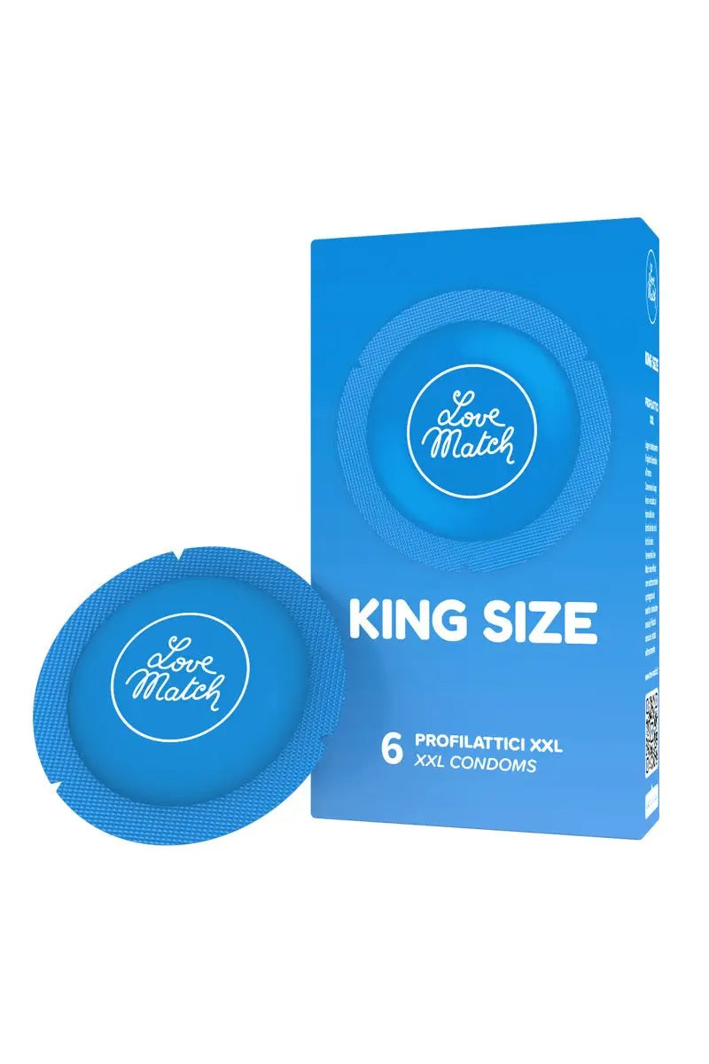 6 Préservatifs King size Love Match - Oh My God'Z - sextoys