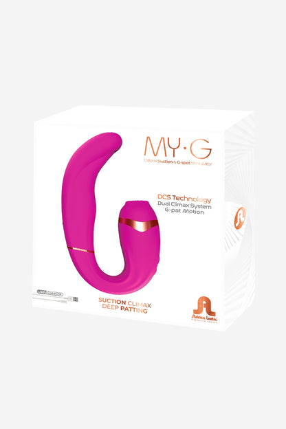 Oh My God'Z - Double stimulateur My-G - Stimulation clitoris - succion - Stimulation vaginale - sextoys