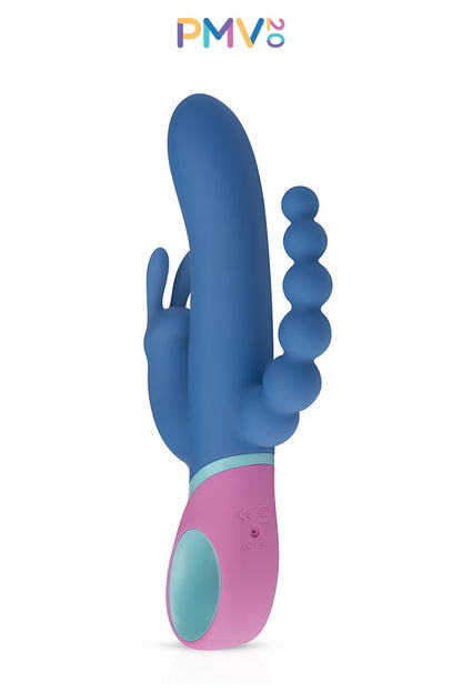 Oh My God'Z -Triple vibromasseur - Vice - sextoy féminin - Stimulation vaginale- stimulation anale - stimulation clitoridienne
